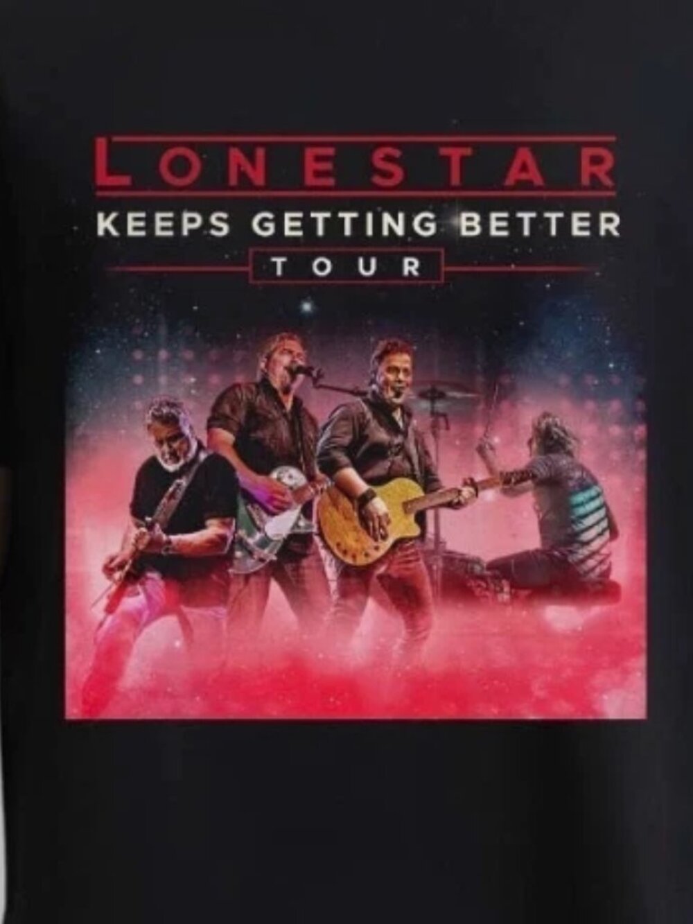 Lonestar Keeps Getting Better Tour 2026 North America Schedule Dates T-Shirt - Picture 2 of 6